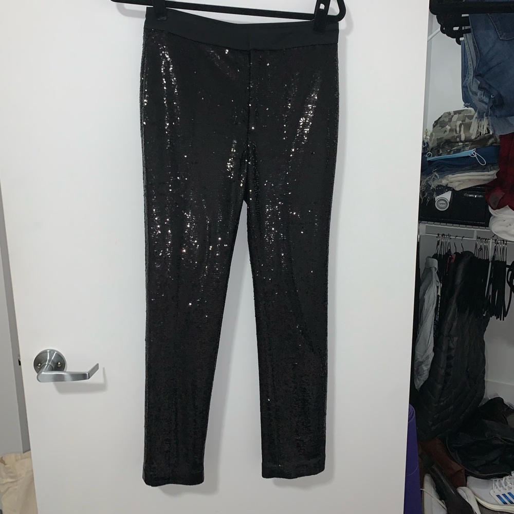 LAUREN RALPH LAUREN SEQUIN PANTS
